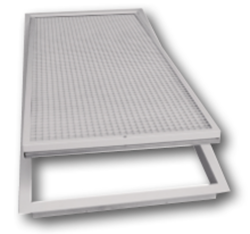 Picture of Hinged Return Air Grille c/w Electrostatic Filter